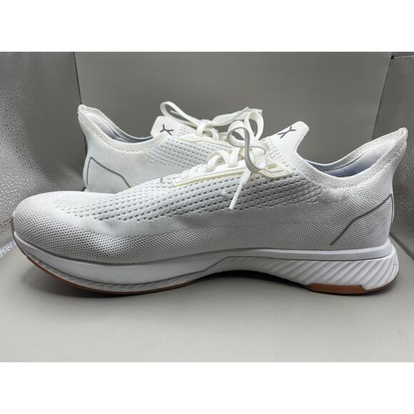 Flux Adapt Runner White Gum Running Athletic Barefoot Knit Shoes Sneakers - Picture 2 of 7